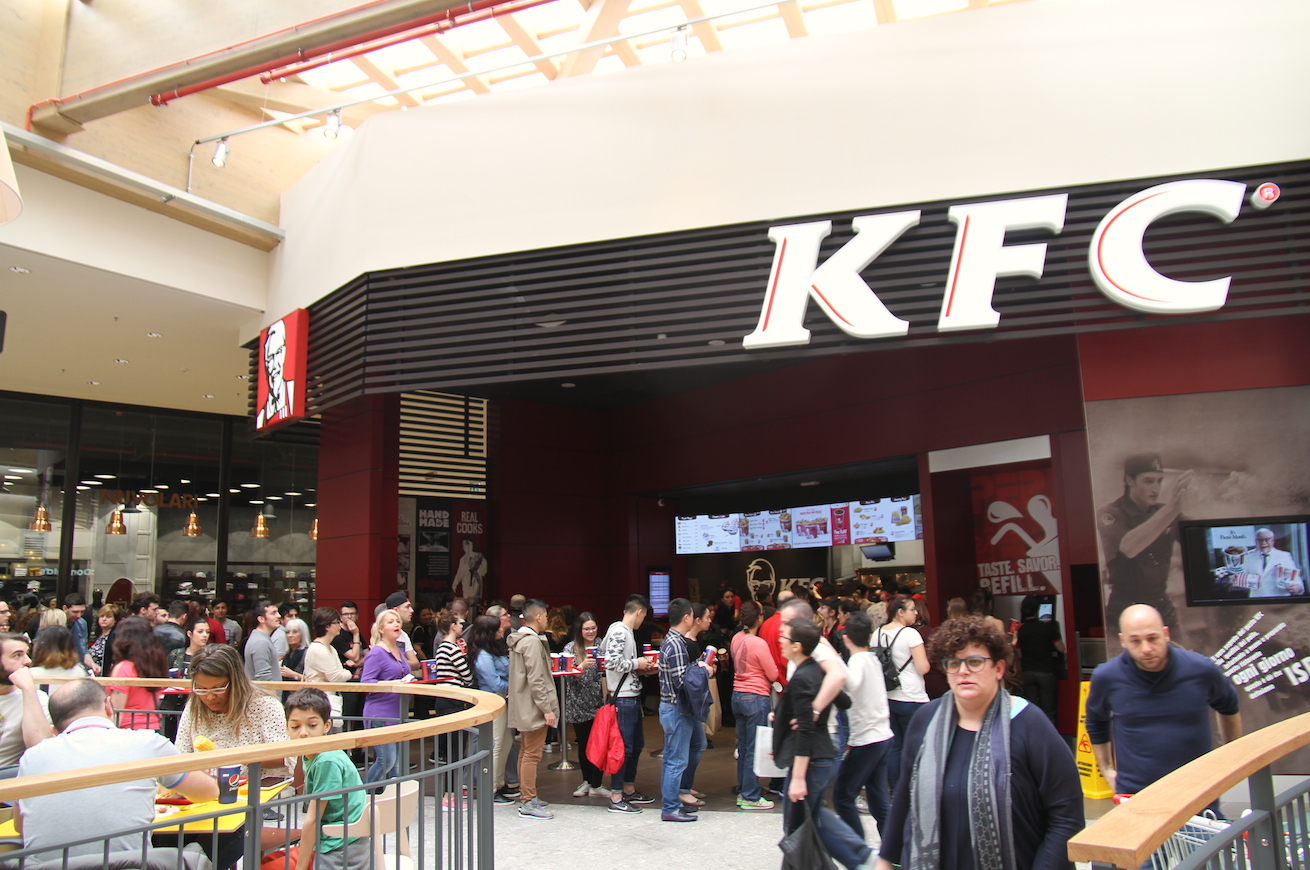 KFC, Kentucky Fried Chicken, Arese, centro commerciale