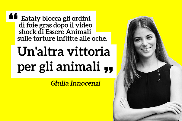Eataly non vende più foie gras: Giulia Innocenzi esulta