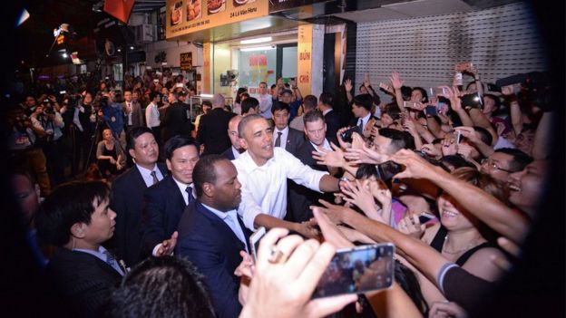 Obama a Hanoi