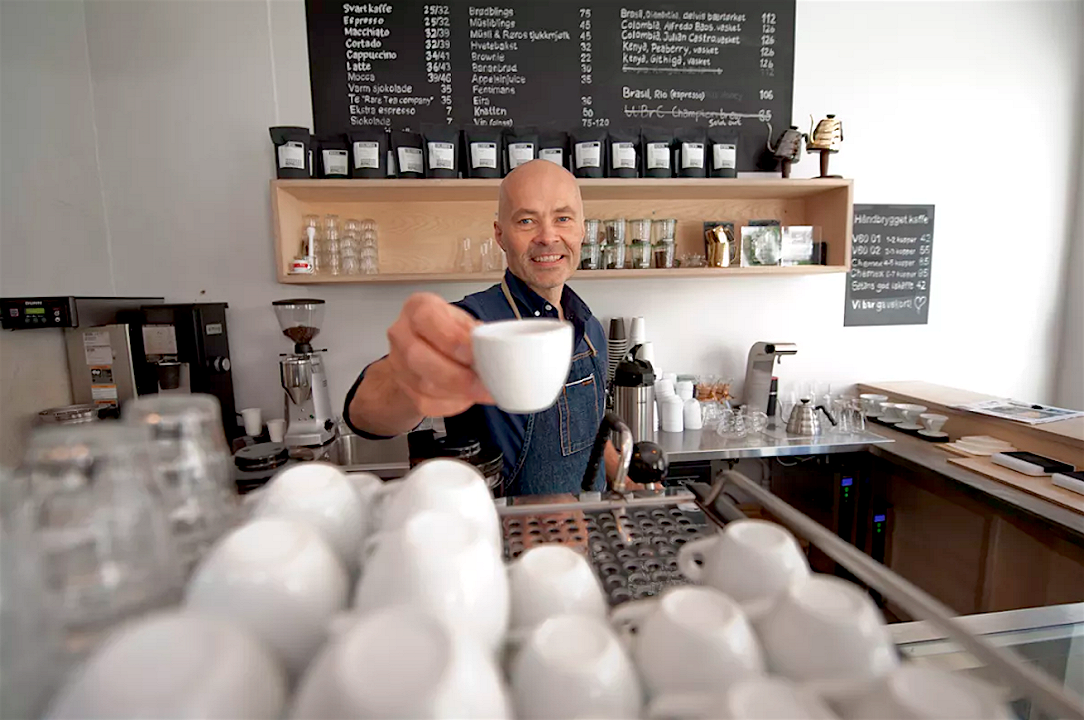 Quest’uomo fa il caffè migliore del mondo. A Oslo