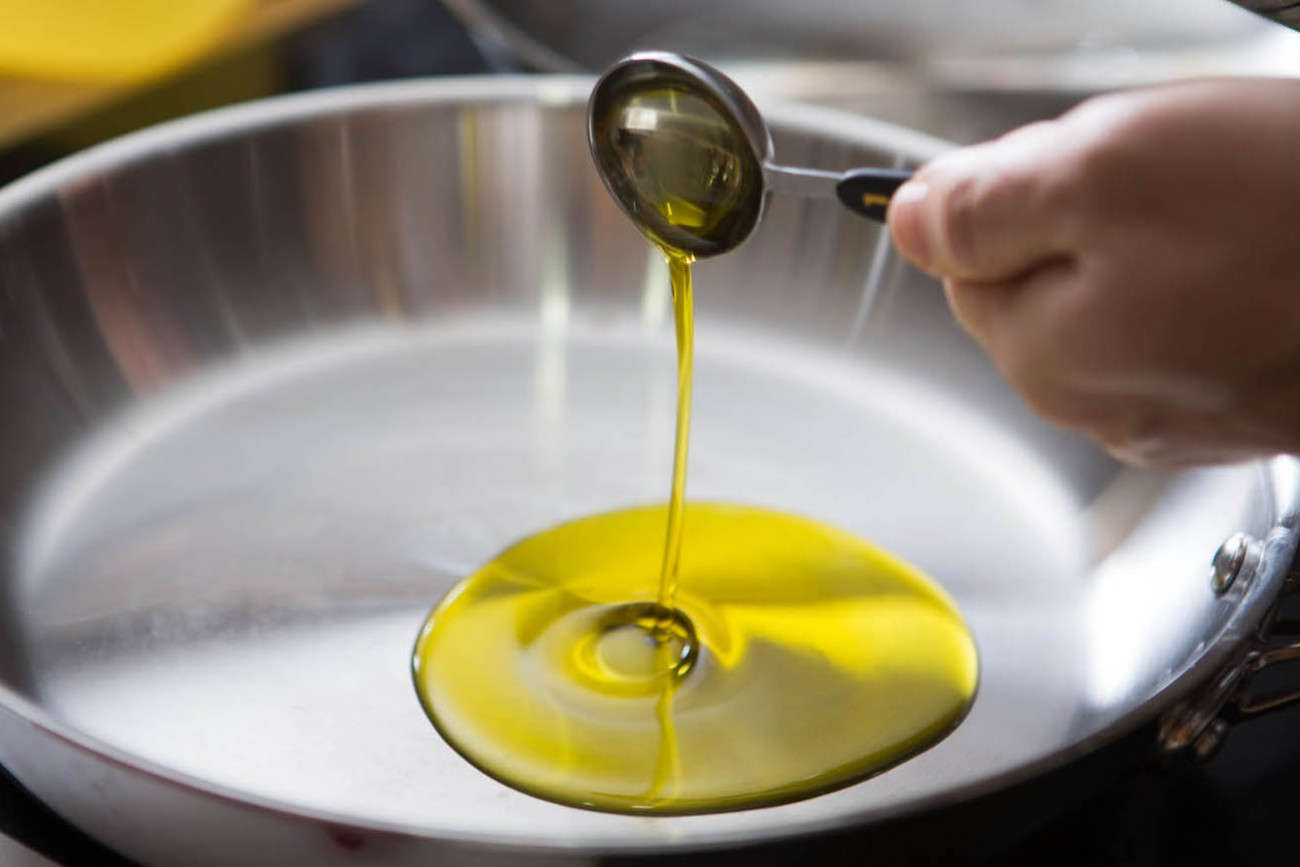 tostare riso con olio