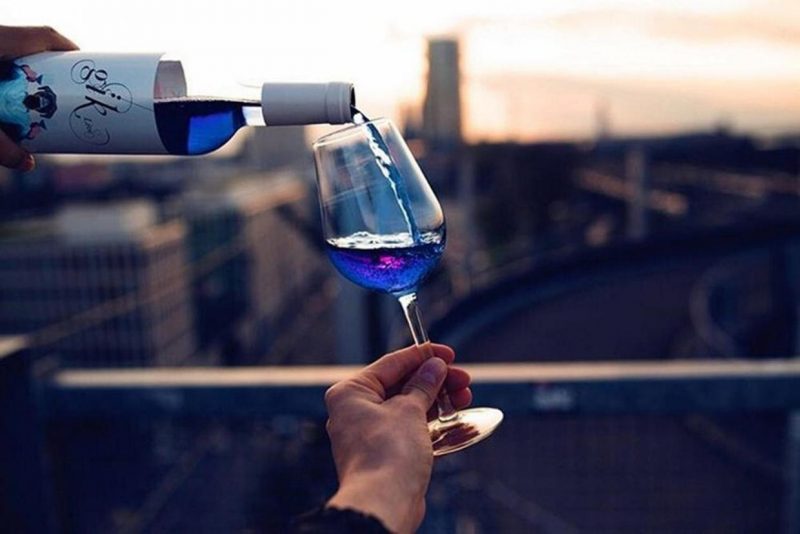 gik, il vino blu