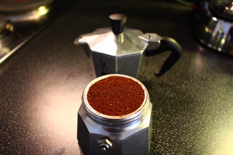 Moka-Pot-Coffee-Grinds
