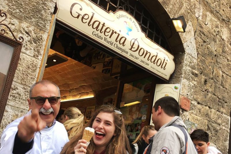 gelateria di piazza, sergio dondoli, san gimignano, toscana
