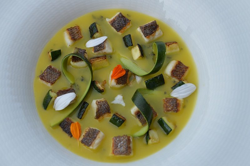 piatto del menu antinoos ristorante venezia con terrazza