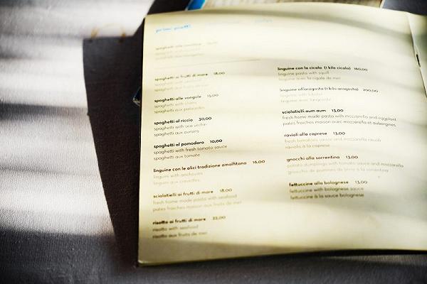 ristorante lo scoglio menu