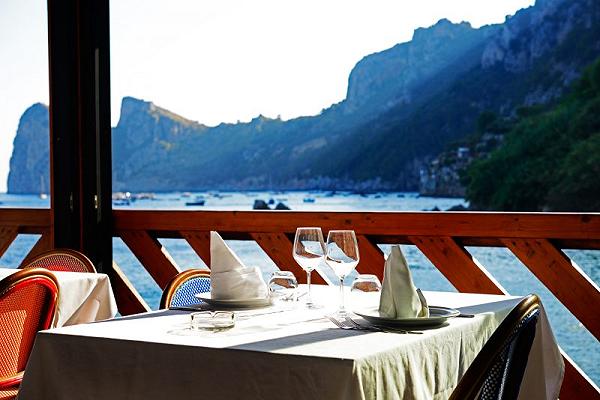 ristorante lo scoglio sala esterna