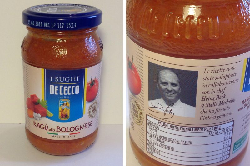 ragù pronto de cecco