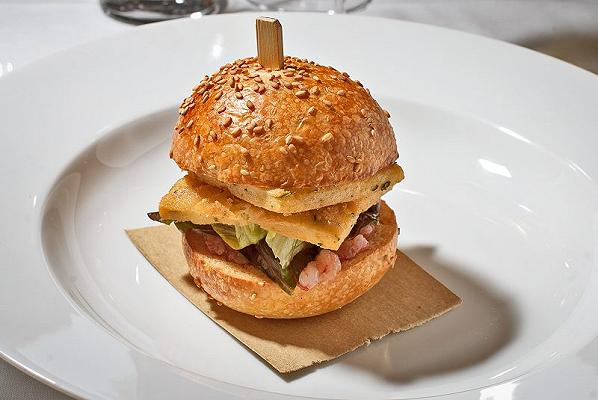 Pane Panelle e gambero rosso - Crocifisso - Marco Baglieri