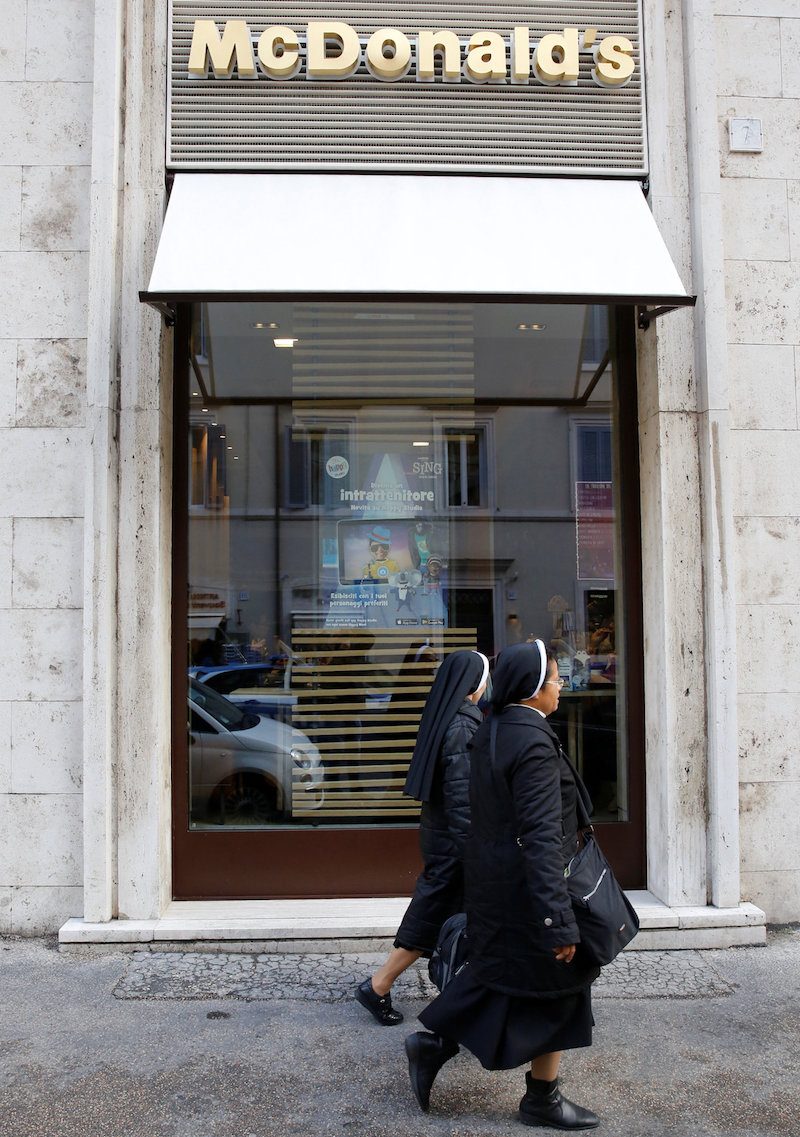 McDonald's città del vaticano