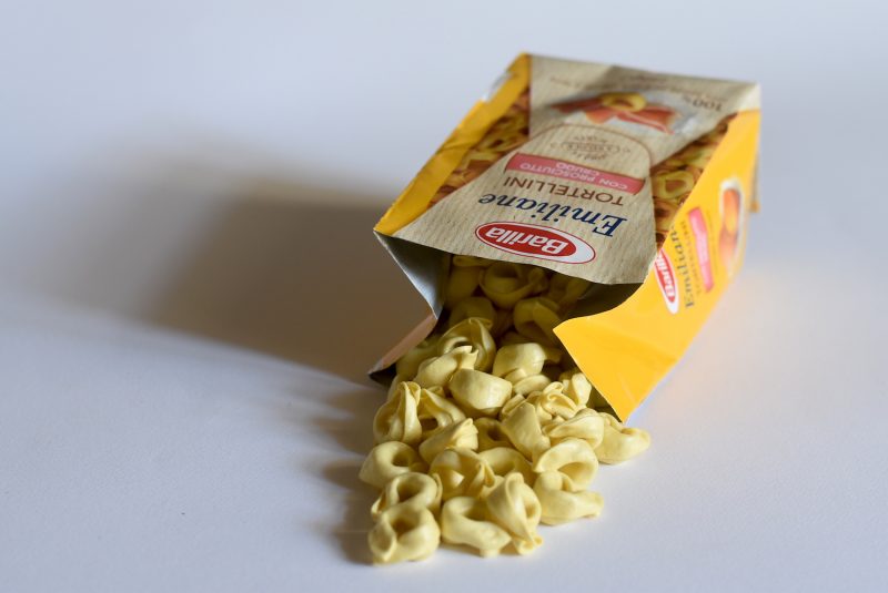 prova d'assaggio tortellini; barilla