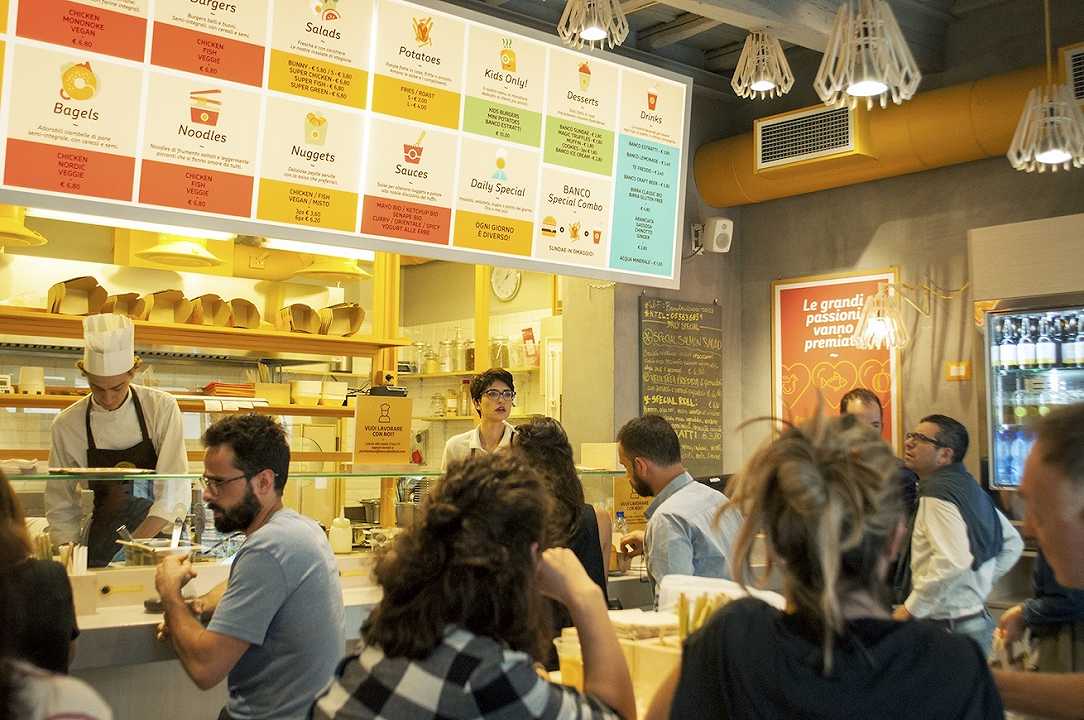 Banco a Roma: non è impossibile fare i soldi con il fast food salutista