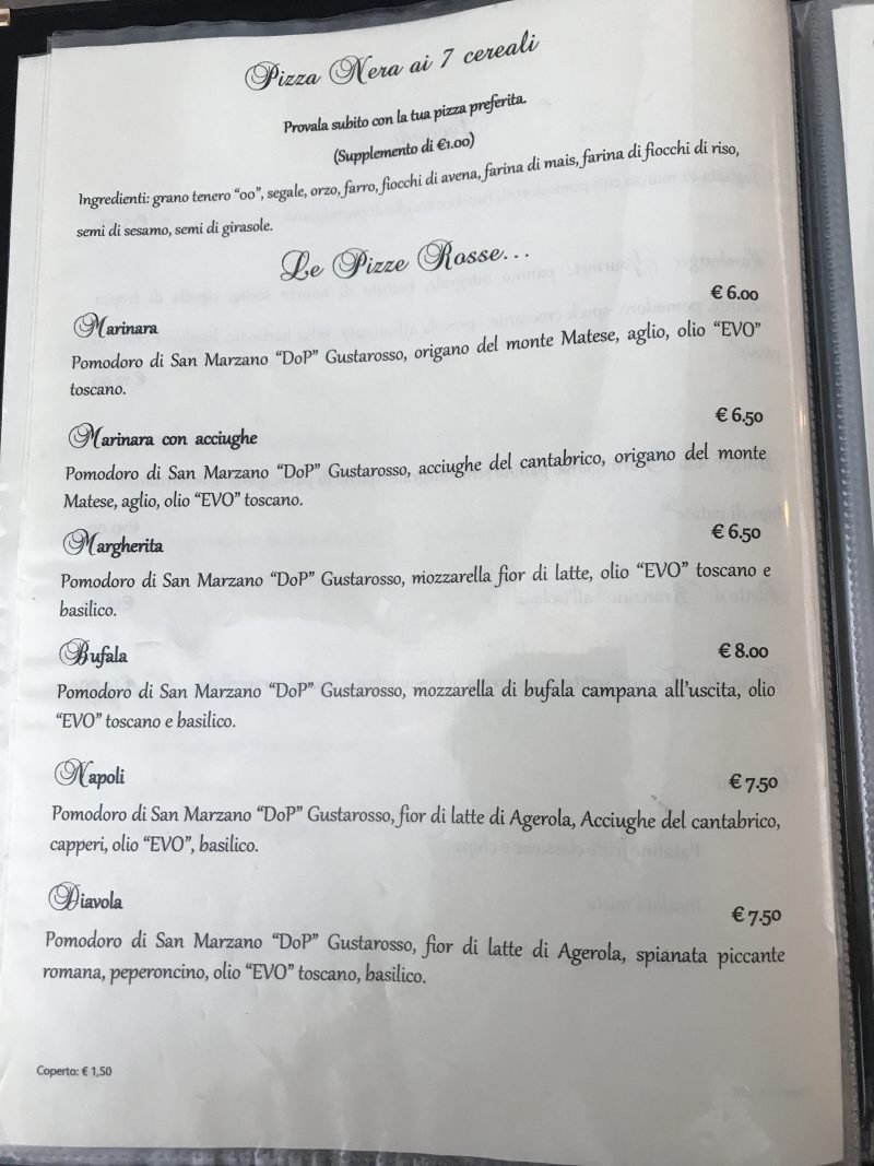 Kambusa menu