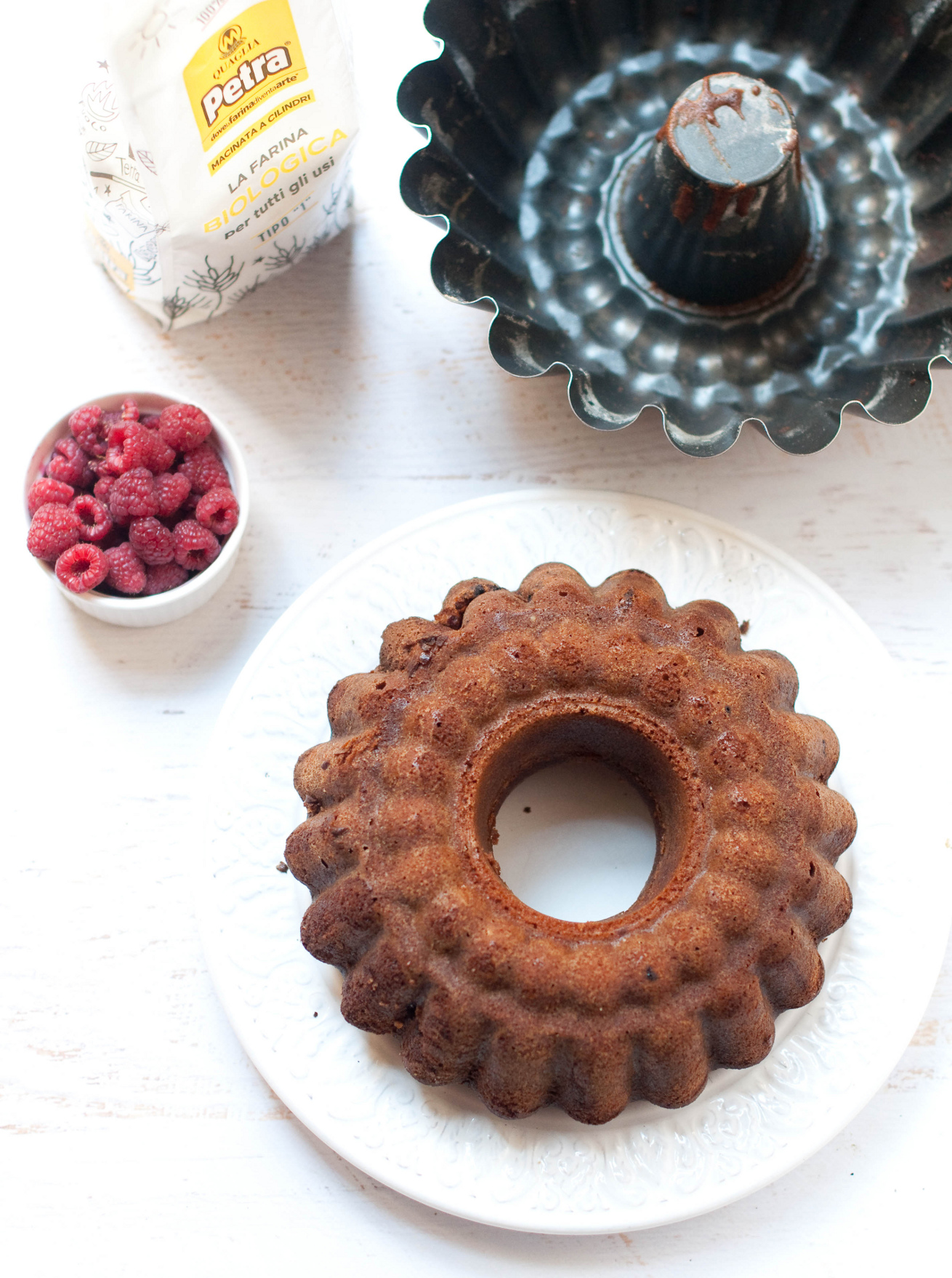 preparazione torta allo yogurt
