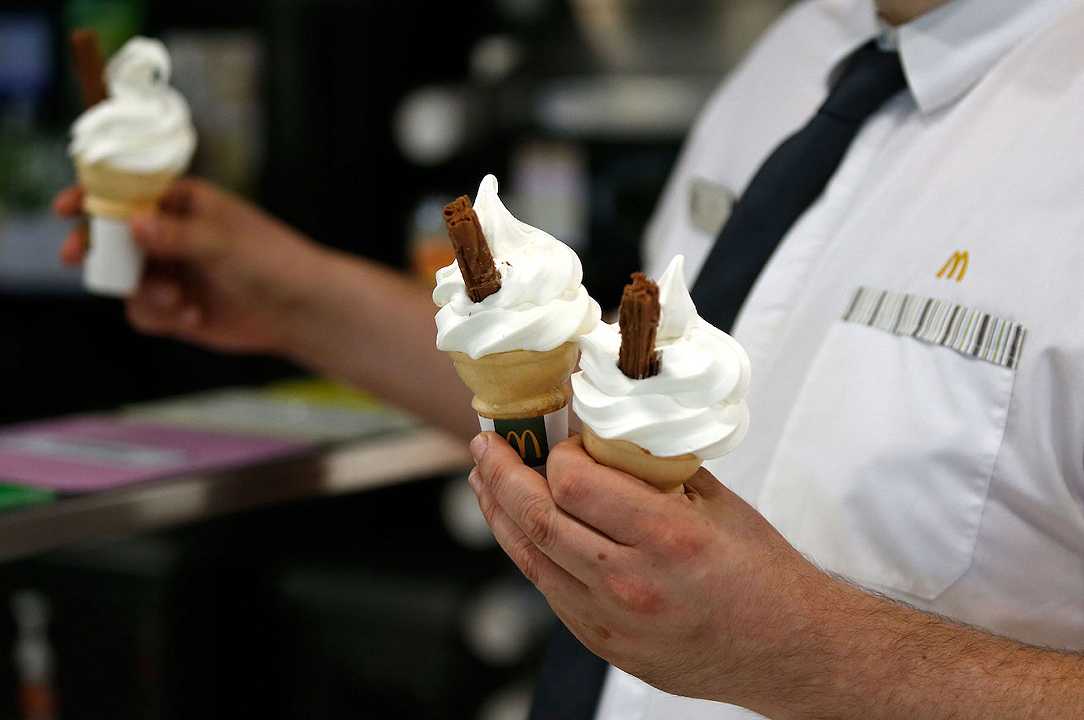 Circolano foto disgustose sul gelato di McDonald’s