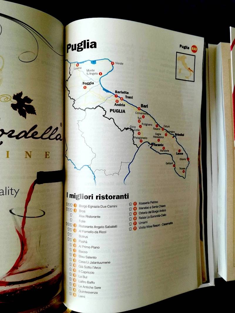 guida espresso ristoranti 2018 puglia