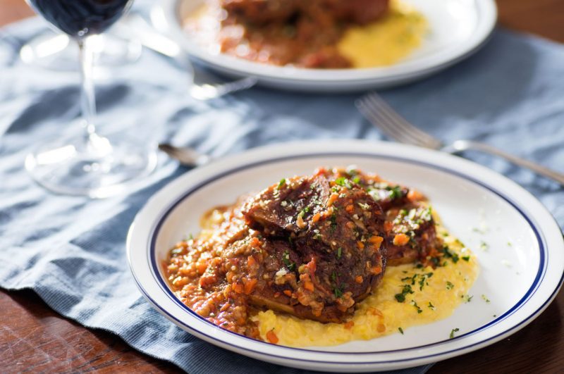 Ossobuco alla milanese con risotto allo zafferano