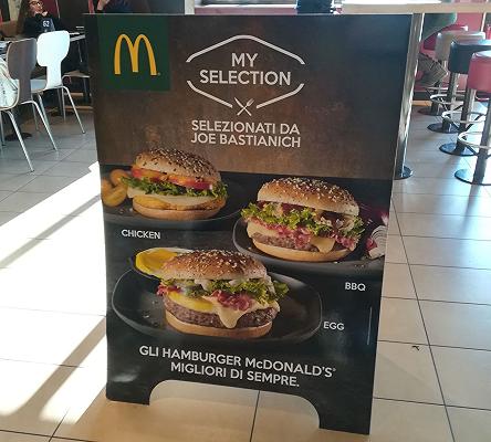 Provati i panini McDonald's di Joe Bastianich