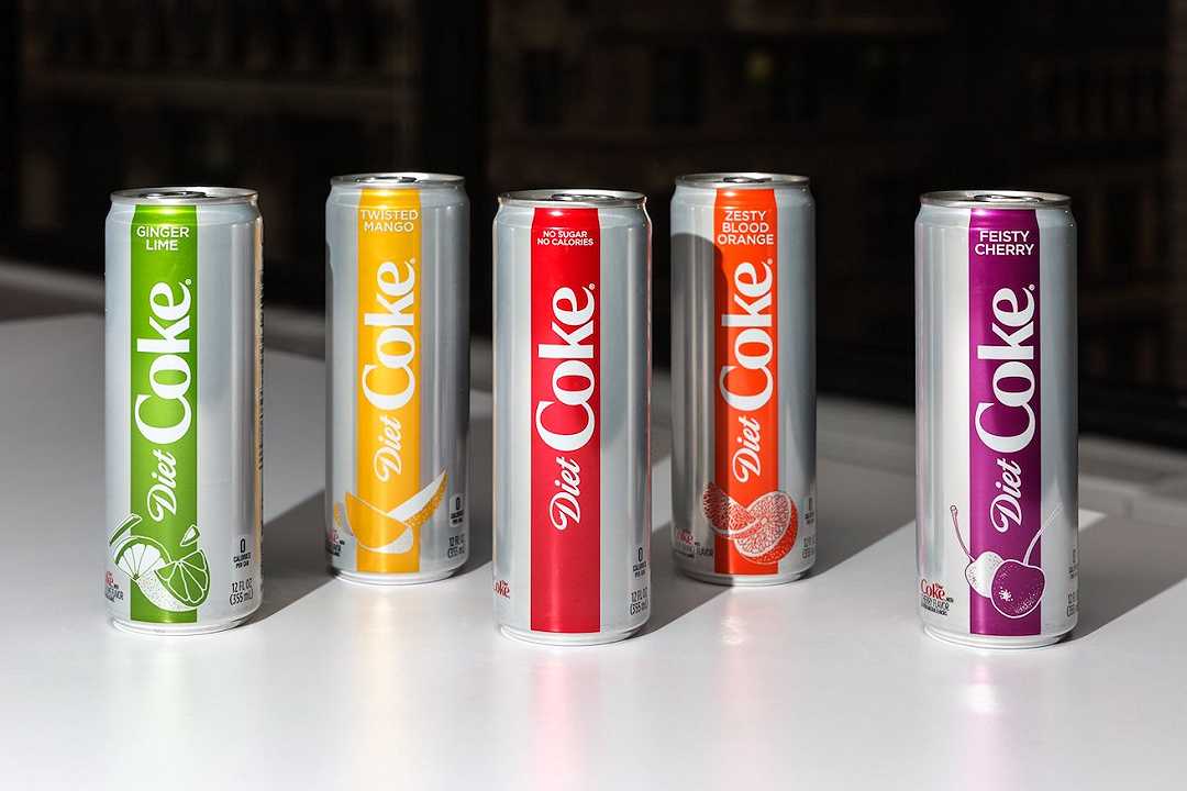Diet Coke: come sono i 4 nuovi gusti alla frutta