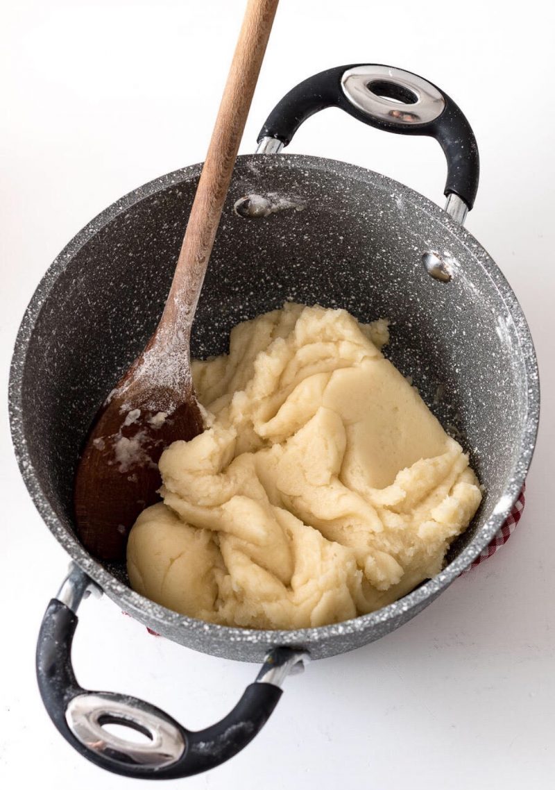 pasta choux cottura farina