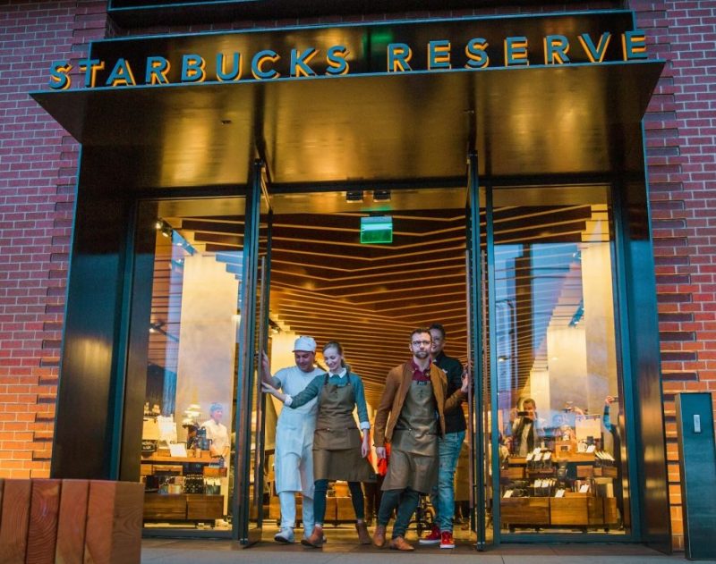 Reserve Roastery Starbucks: l'ingresso
