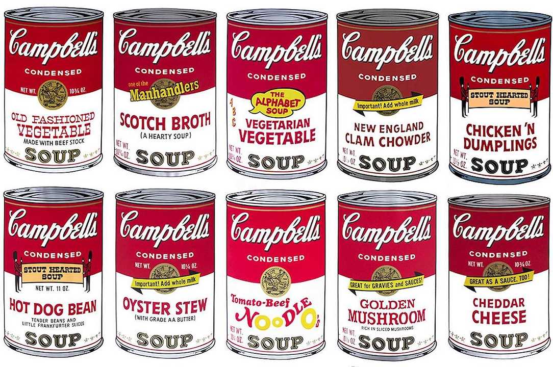Vanno male le zuppe Campbell: quando Andy Warhol non basta