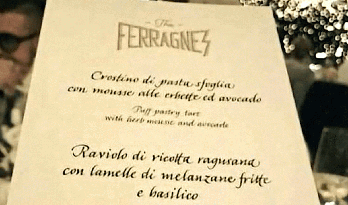 The Ferragnez: per il menu delle nozze non si poteva fare meglio?