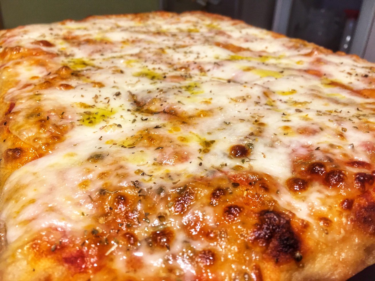 Pizza al trancio in casa