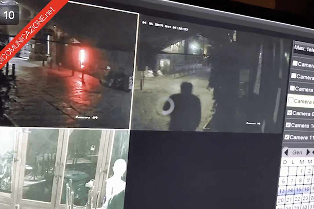Sorbillo: il video della bomba contro la pizzeria di Napoli