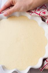 impasto torta nello stampo