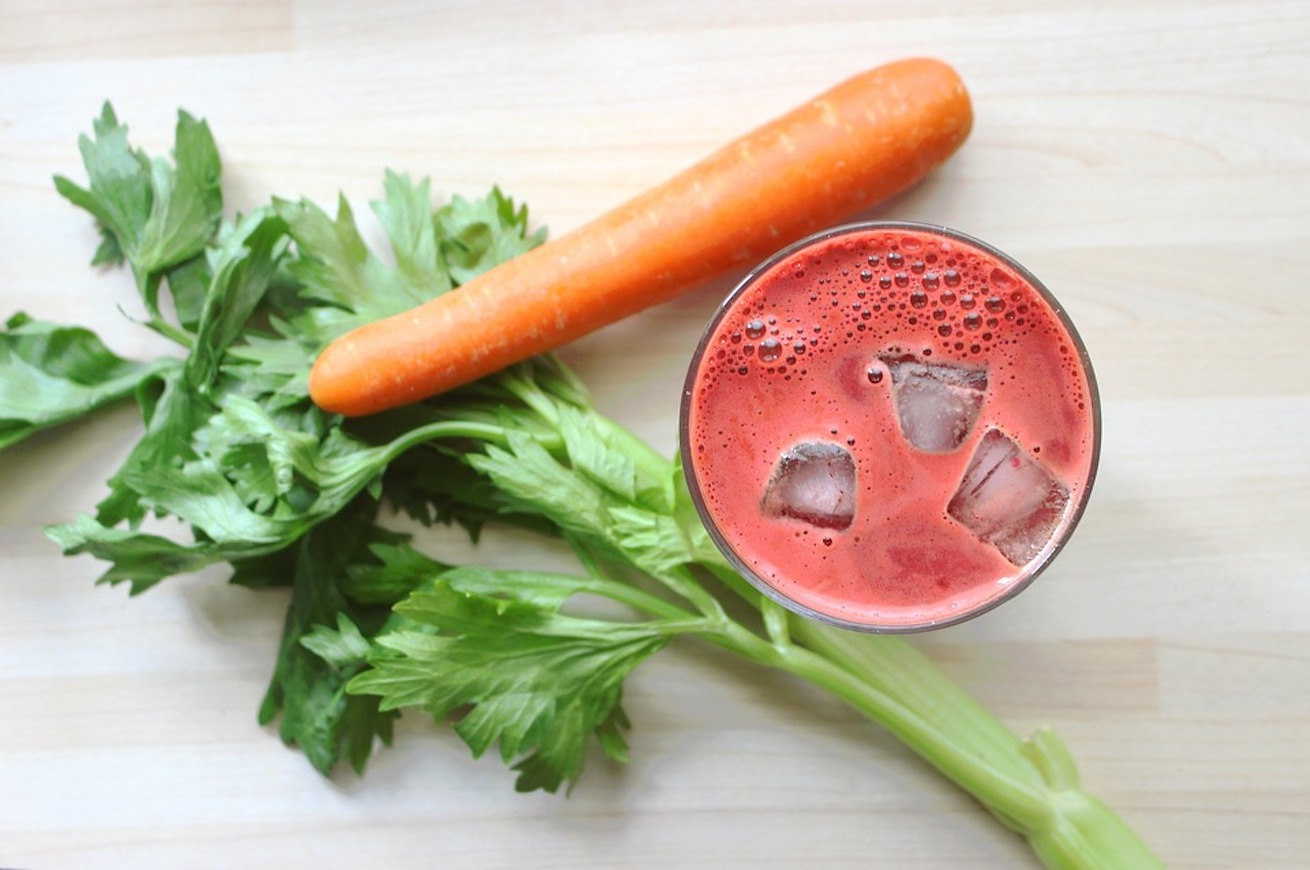 smoothie smoothie centrifugé centrifugeuse jus carotte céleri légumes