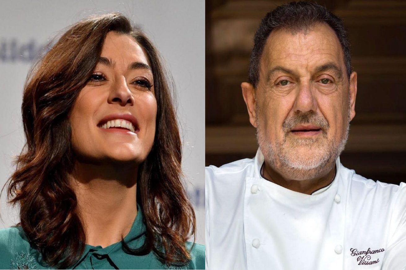 Gianfranco Vissani e Elisa Isoardi