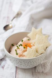 mousse al salmone impiattato