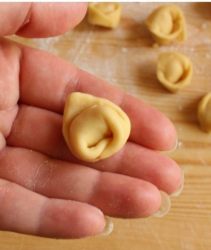 tortellini pronti per la cottura