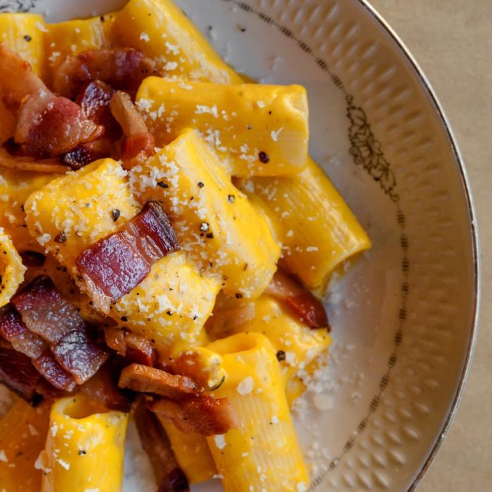 carbonara a Roma; trecca
