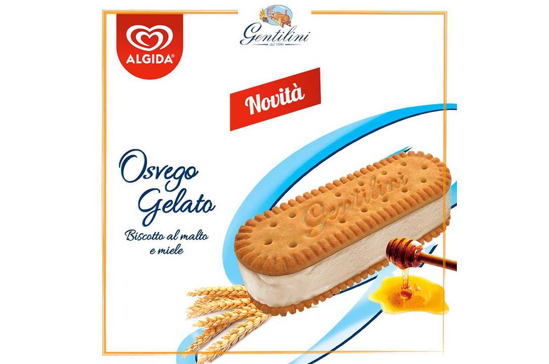 Osvego: arriva il gelato Gentilini, prodotto con Algida