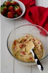 impasto cupcake con fragole
