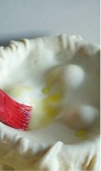 sfoglia spennellata con olio