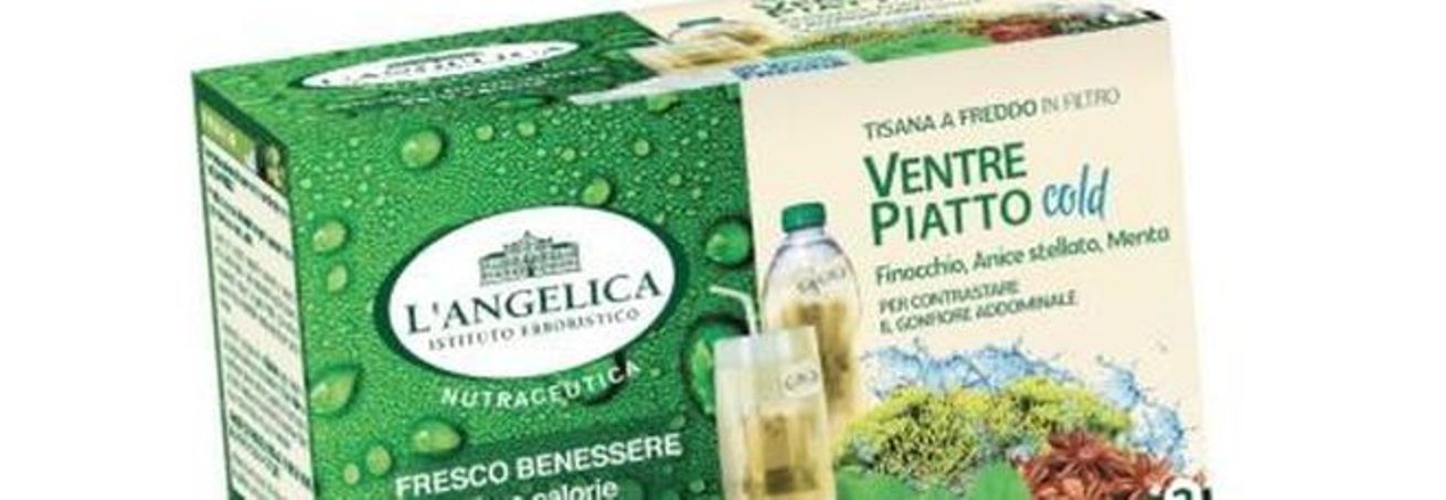 L'Angelica Tisana a Freddo Ventre Piatto cold 18 Filtri 36 g