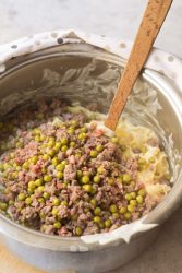 Impasto ciambella di tagliatelle