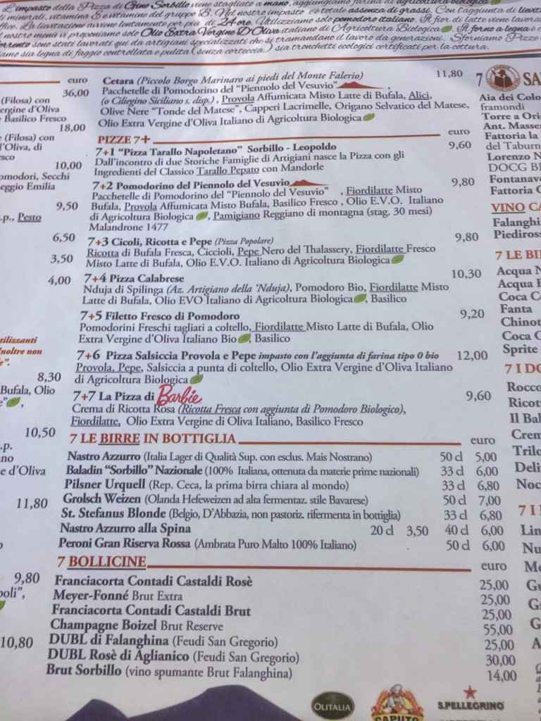 Sorbillo Menu Gino Sorbillo Lievito Madre al Duomo di Milano: recensione