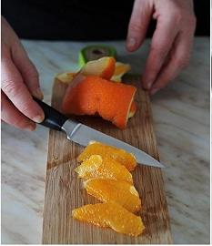 Preparate arance a spicchi