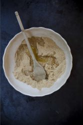 burro sciolto nei biscotti secchi
