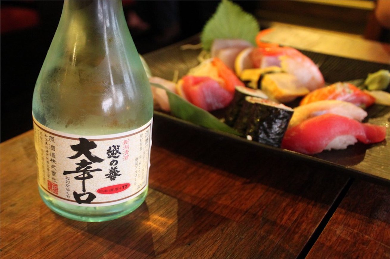sakè sushi giapponese