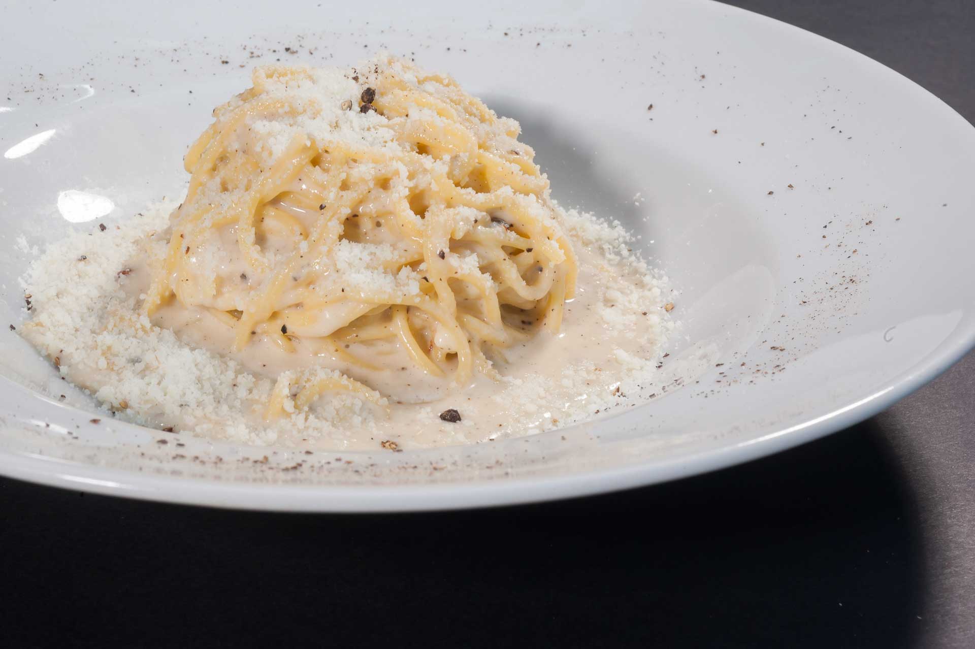 cacio e pepe trattoria da cesare al casaletto