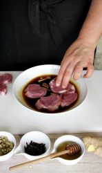 filetto a pezzetti messo a marinare