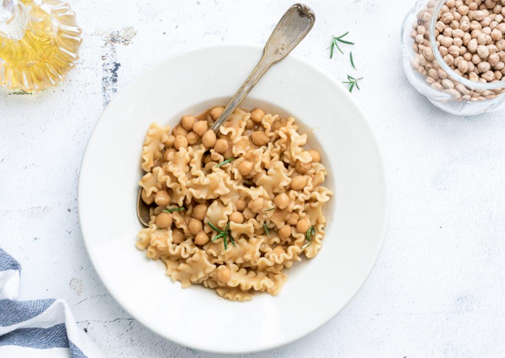 Pasta e ceci, ricetta
