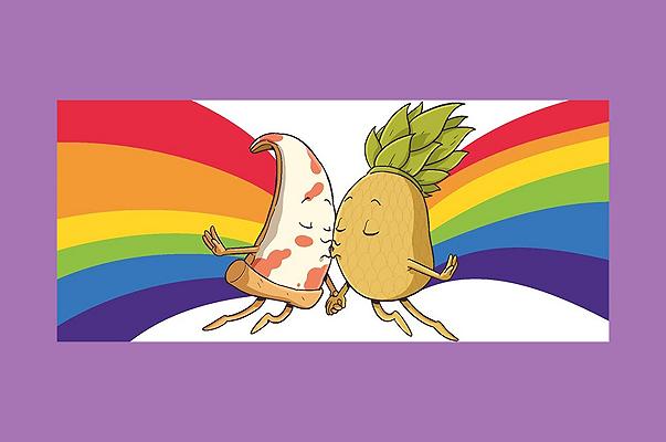 Pizza e ananas: per Just Eat sono simbolo del Milano Pride