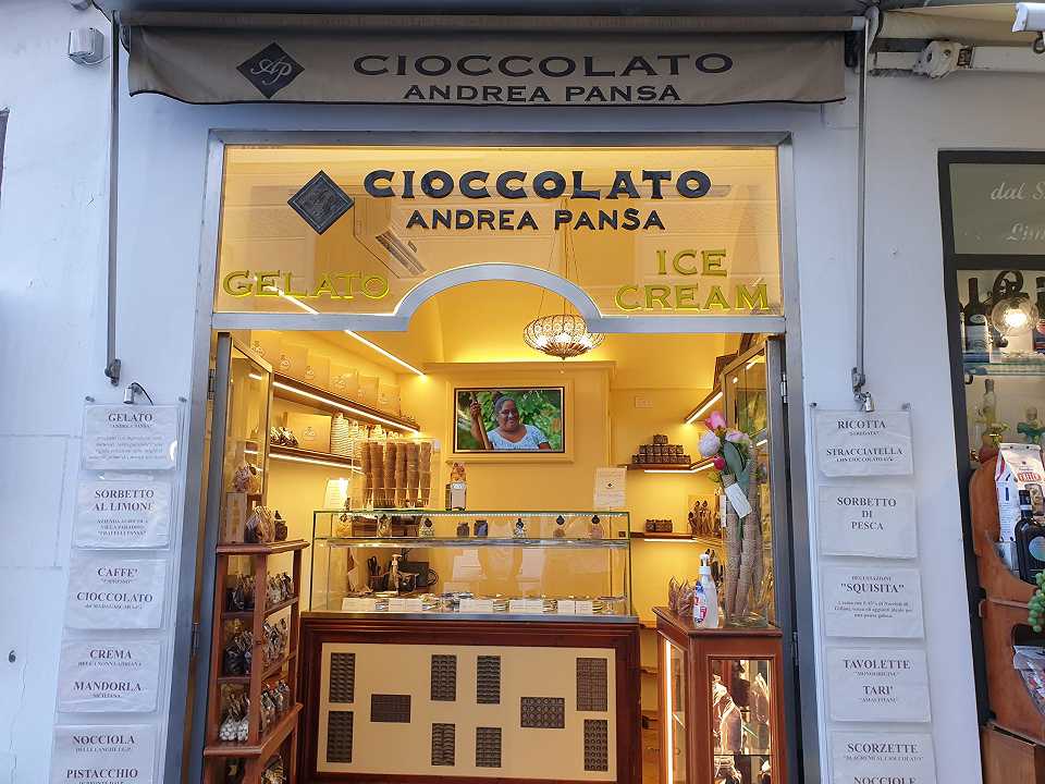 Cioccolato Andrea Pansa, Amalfi