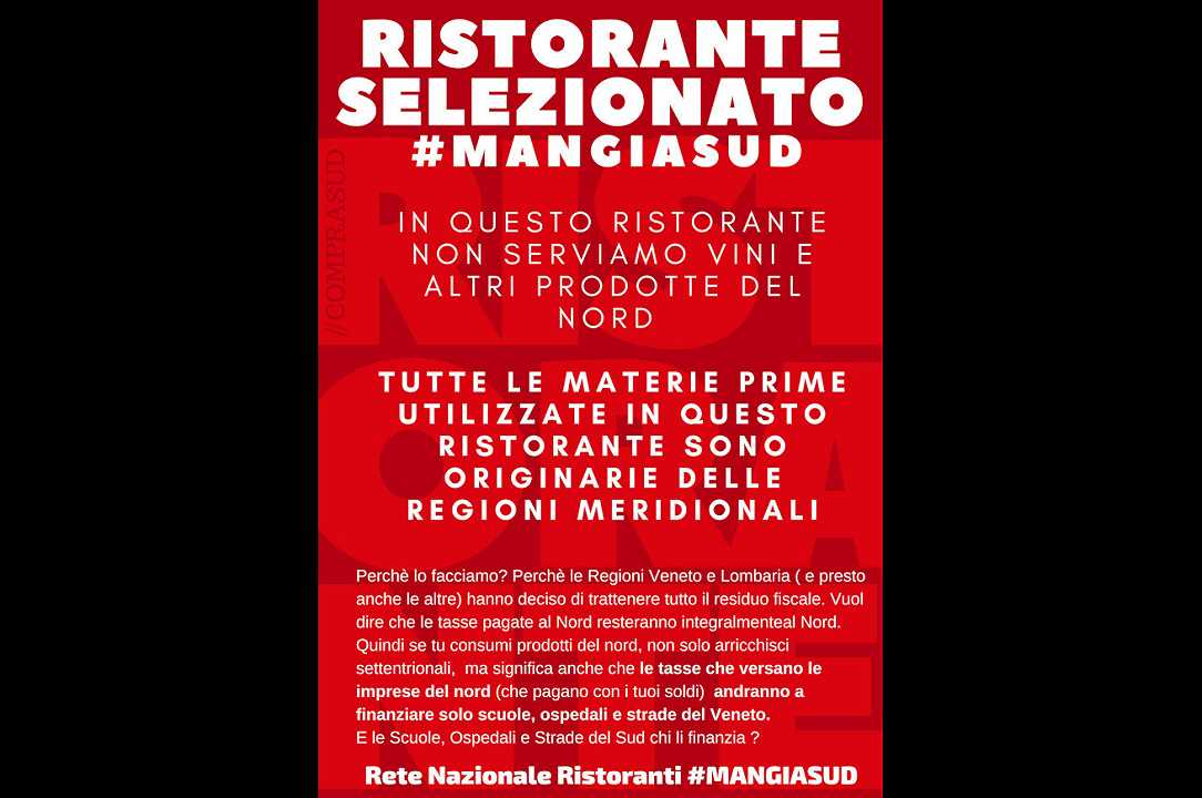 MangiaSud: i ristoranti fanno la rivoluzione meridionalista